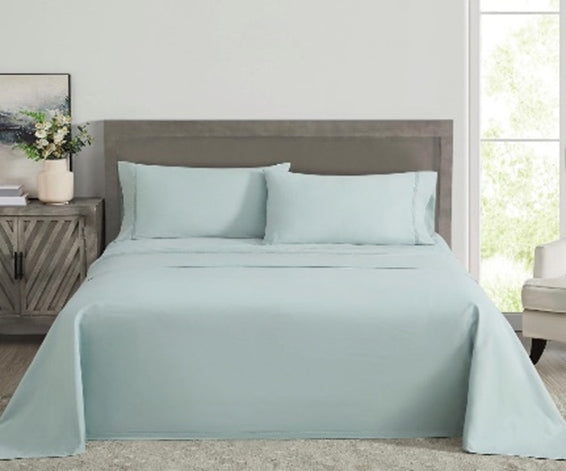 Plain solid duvet cover set