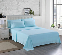 Plain solid duvet cover set